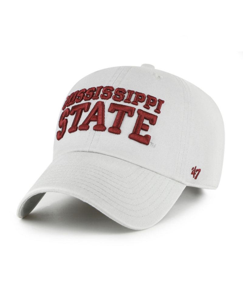 Men's and Women's '47 Mississippi State Bulldogs Gray Clean Up Adjustable Hat