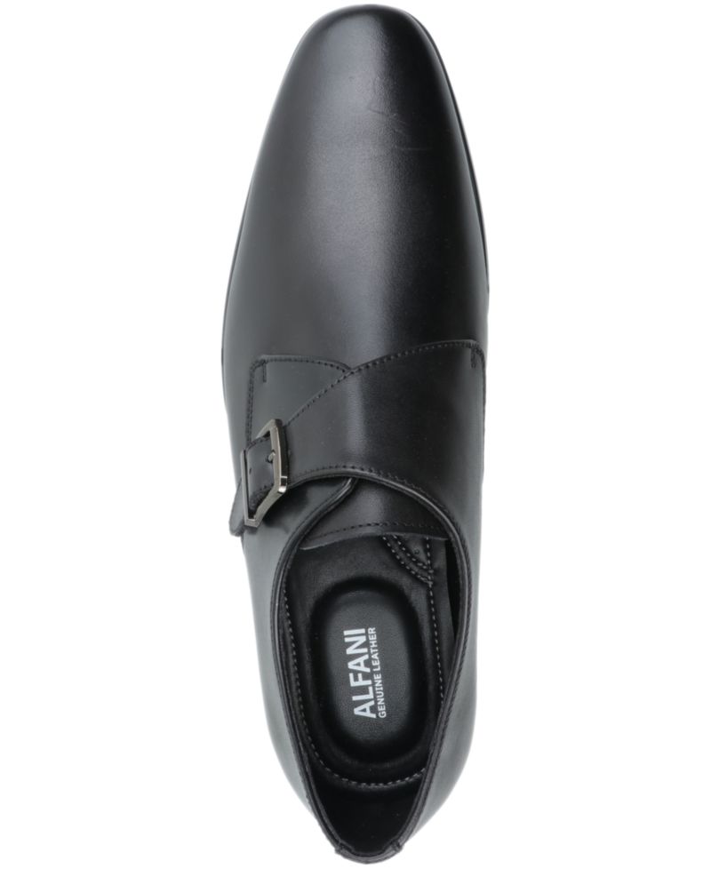 Men's Genuine Leather Monk-Strap Dress Shoes