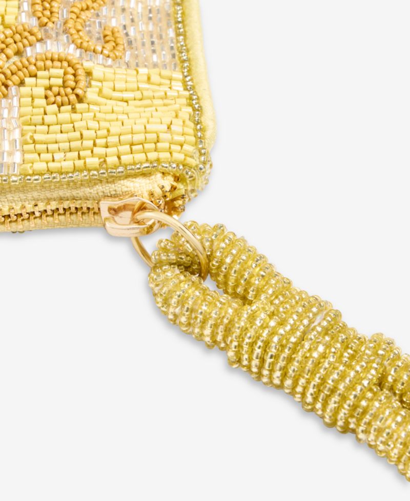Beaded Zipper Wristlet
