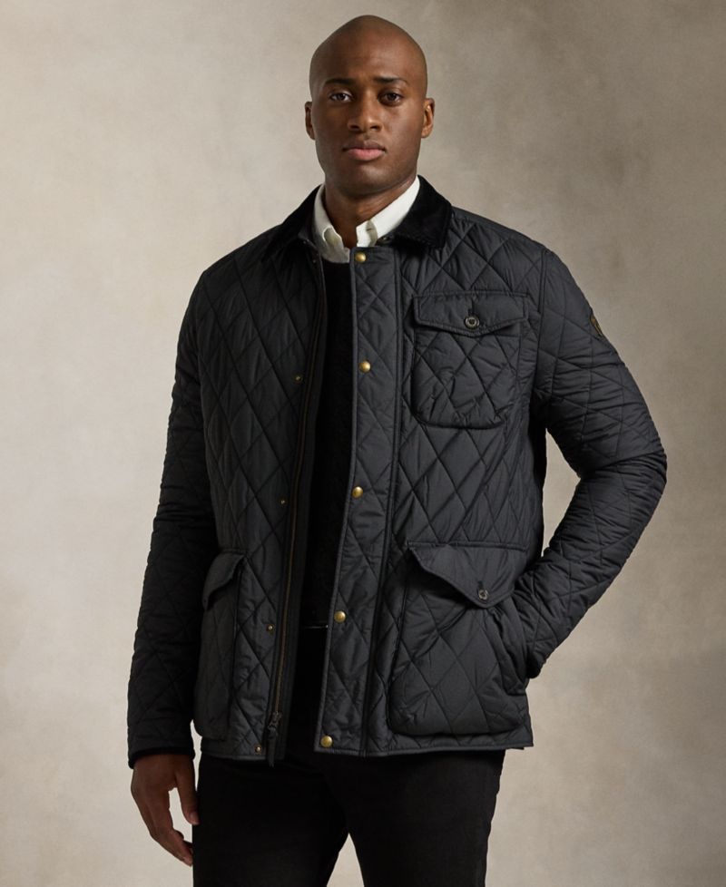 Men's Big & Tall Beaton Quilted Water-Repellent Full-Zip Jacket