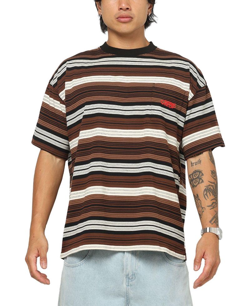 Men's Striped Pocket T-Shirt