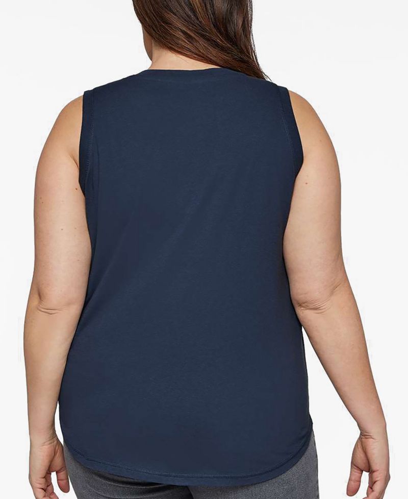 Plus Size Trex Word Art Tank Top