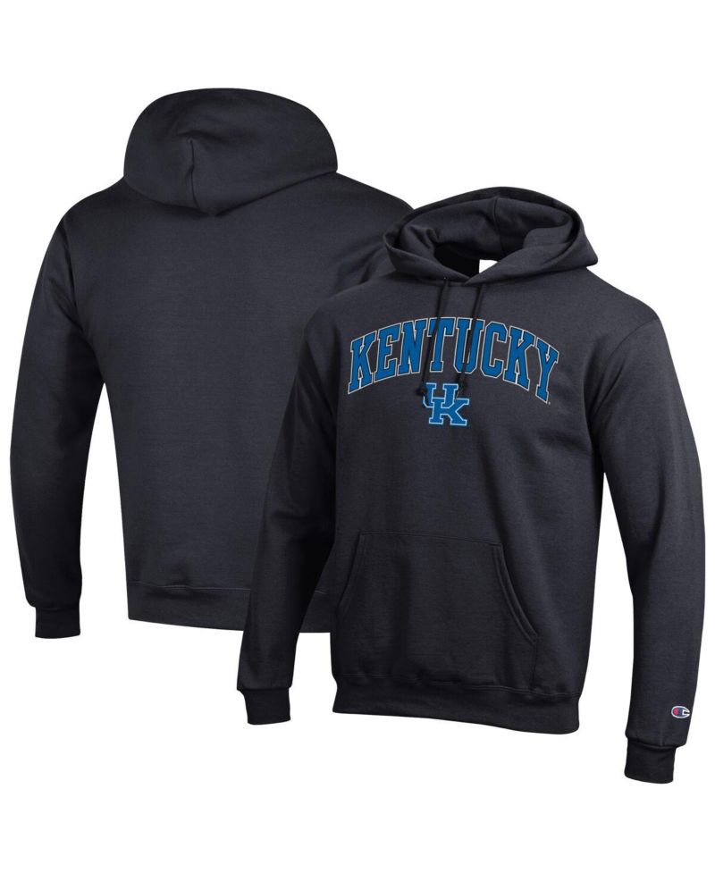 Men's Royal Kentucky Wildcats Arch Over Logo Pullover Hoodie