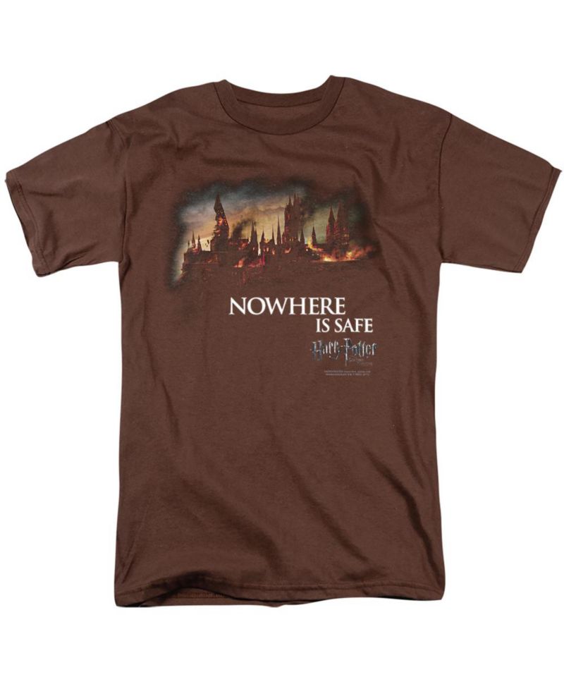Big & Tall Burning Hogwarts T Shirt