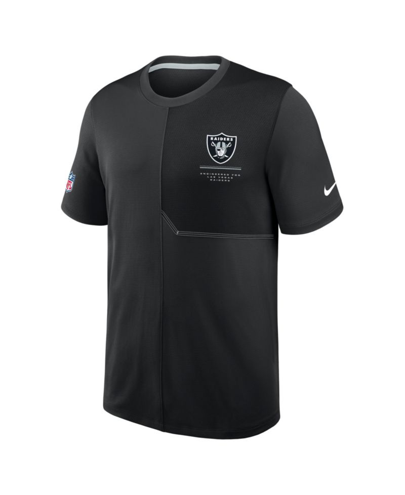 Men's Black Las Vegas Raiders Sideline UV Dri-FIT Coaches Shirt