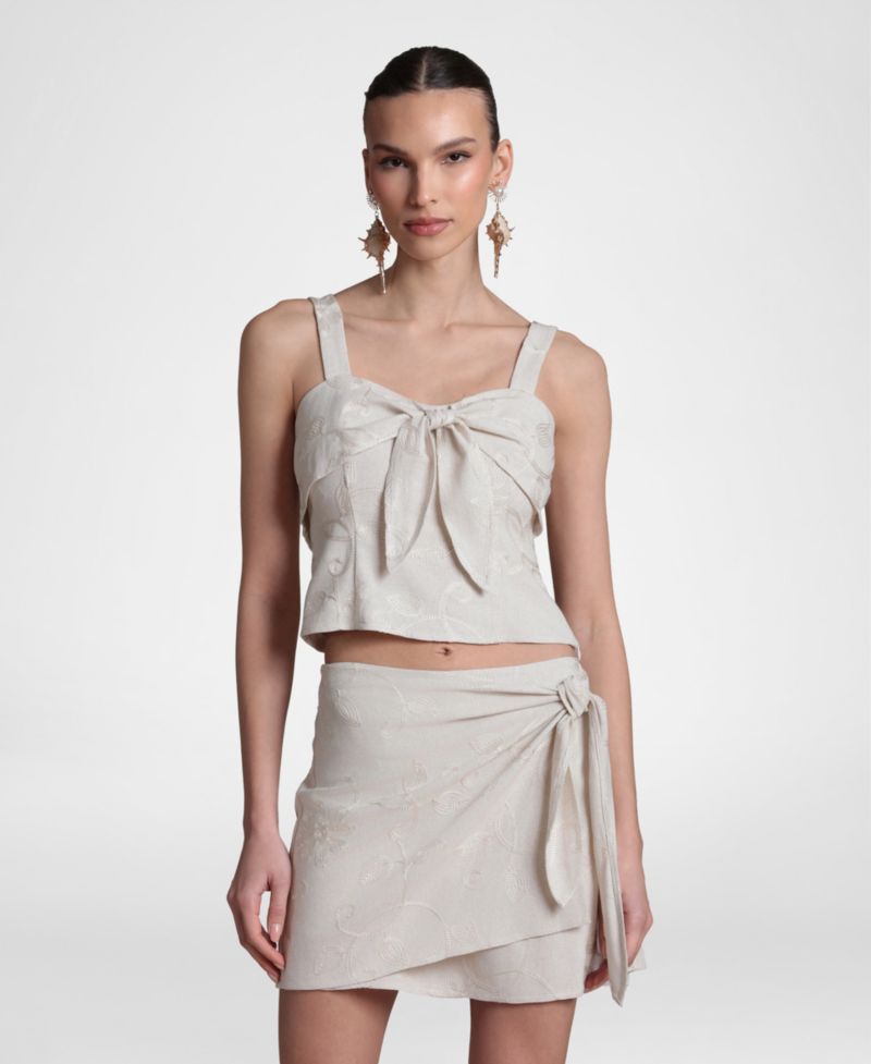 Women's Tie-Front Top