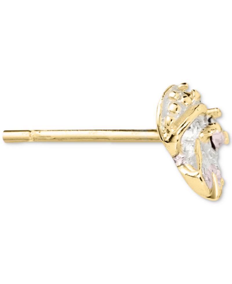 Cubic Zirconia (1/4 ct. t.w.) Bow Post Earrings in Sterling Silver (Also Available in 14k Gold over Sterling Silver)