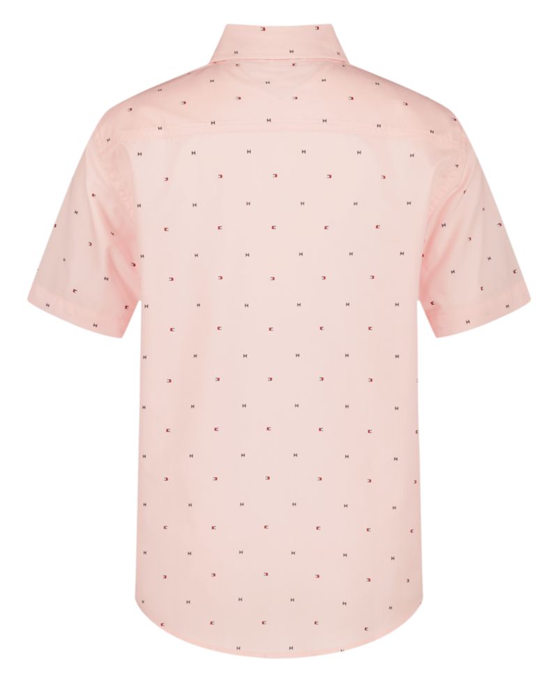 Boys' 8-20 Tommy Flag Short-Sleeve Woven Shirt