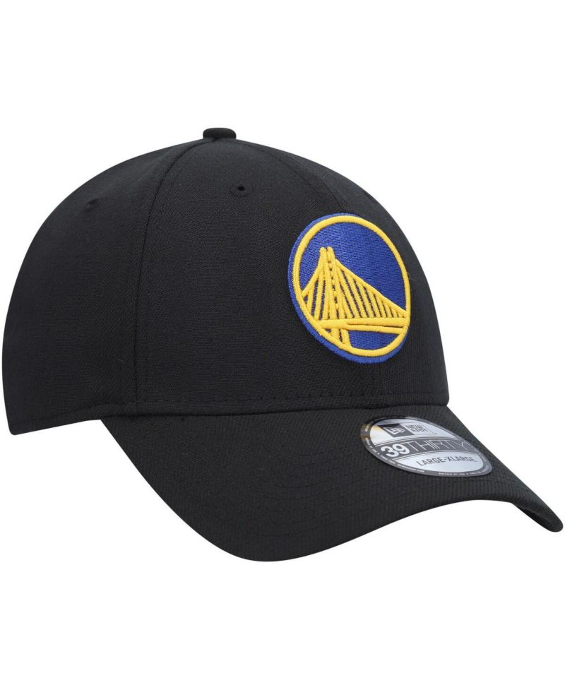 Men's Black Golden State Warriors Official Team Color 39THIRTY Flex Hat