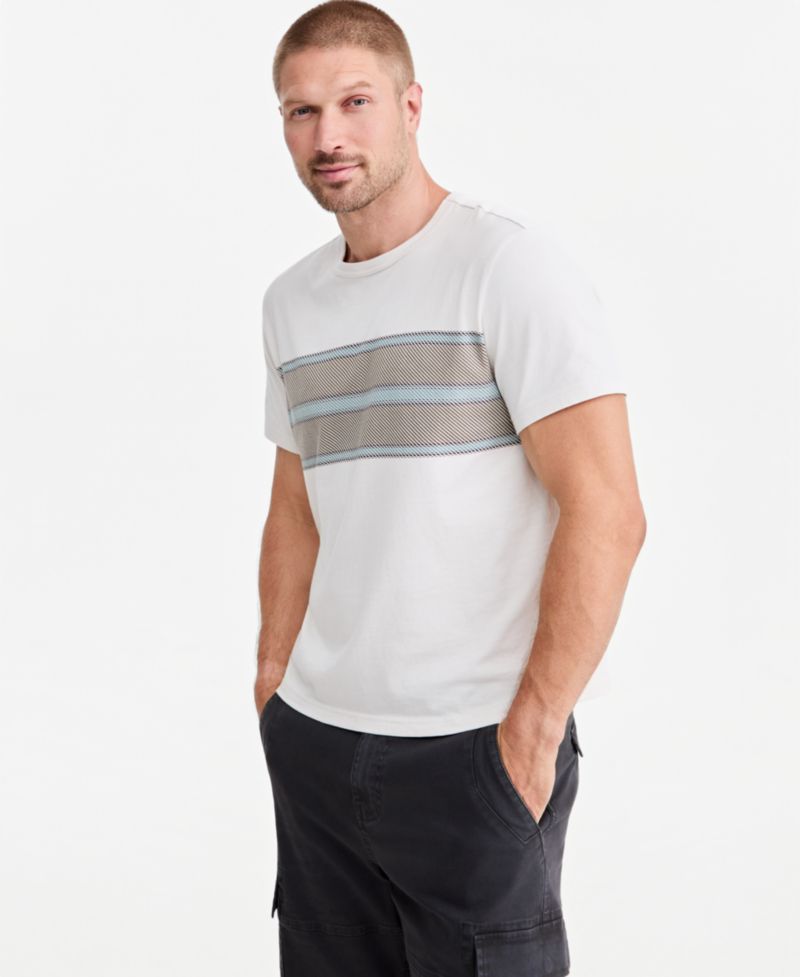 Men's Jim Chest Stripe Graphic T-Shirt