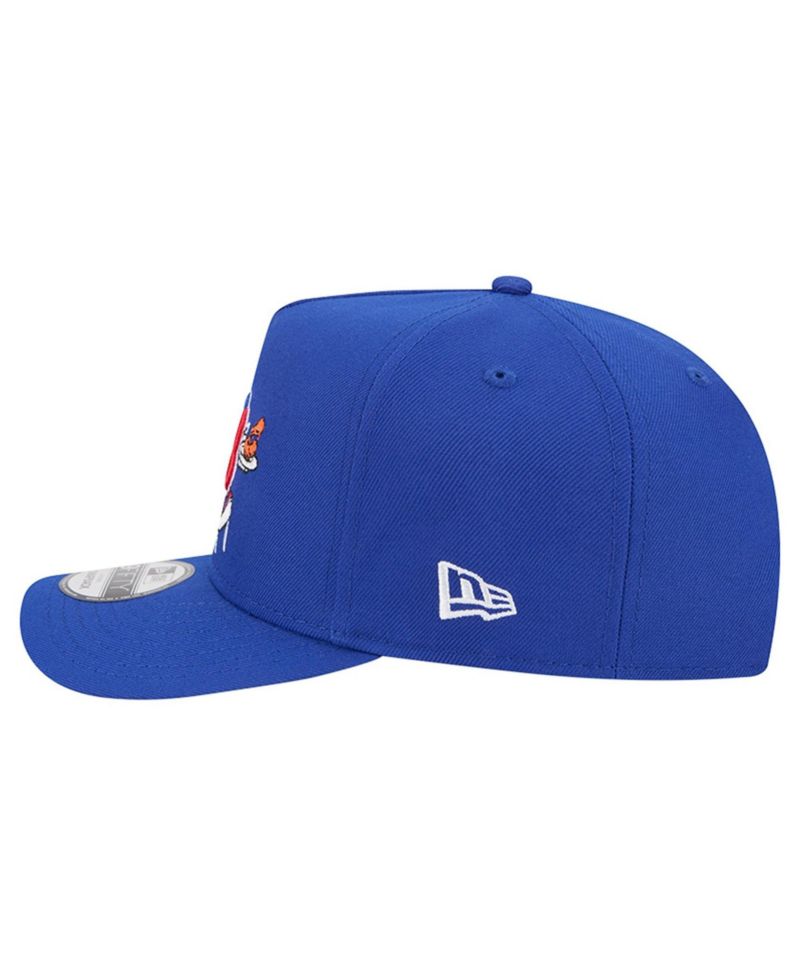 Men's Royal Buffalo Bills Cartoon A-Frame 9FIFTY Snapback