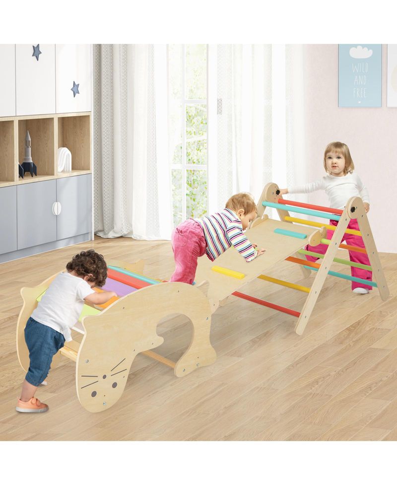 7-in-1 Reversible Ramp Indoor Climbing Gym