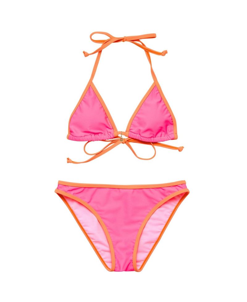Big Girls Sunset Sorbet Teen Triangle Bikini