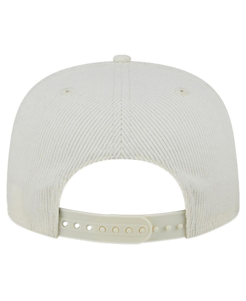 Men's White Charlotte FC Throwback Corduroy Golfer Adjustable Hat