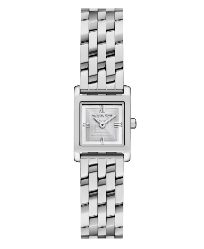 Women's Georgie Two-Hand Silver-Tone Stainless Steel Watch, 20mm