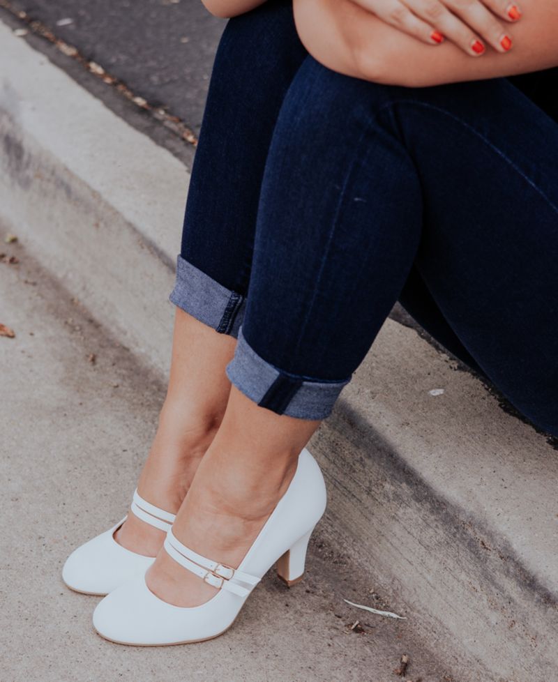 Women's Windy Double Strap Mary Jane Pumps