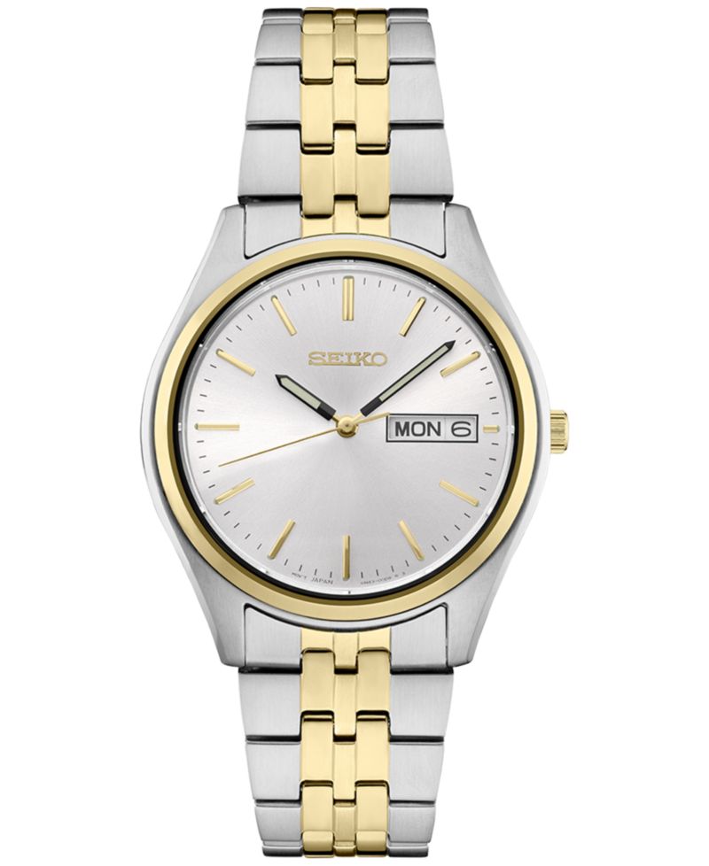 Men's Essentials Two-Tone Stainless Steel Bracelet Watch 37mm