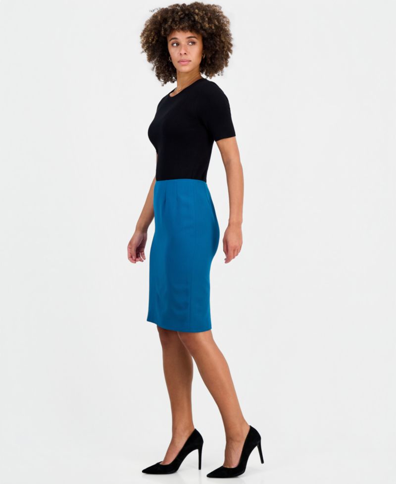 Women's Crepe Pencil Skirt