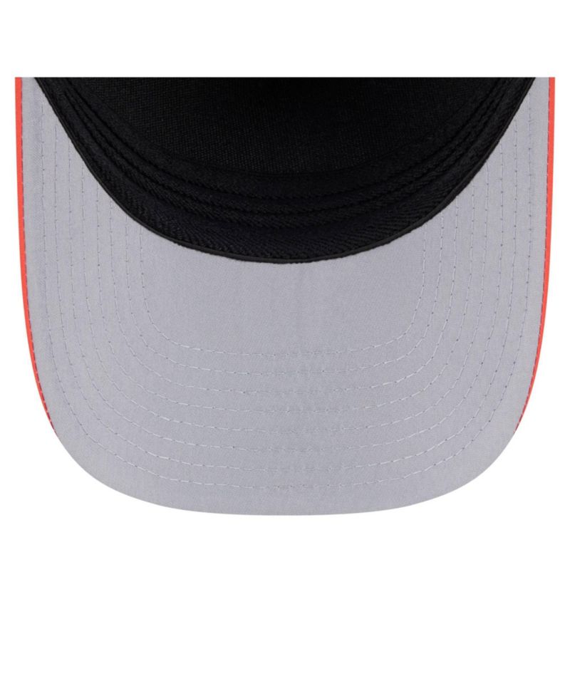 Men's Black/Orange Baltimore Orioles Rope M-Crown A-Frame 39THIRTY Flex Hat