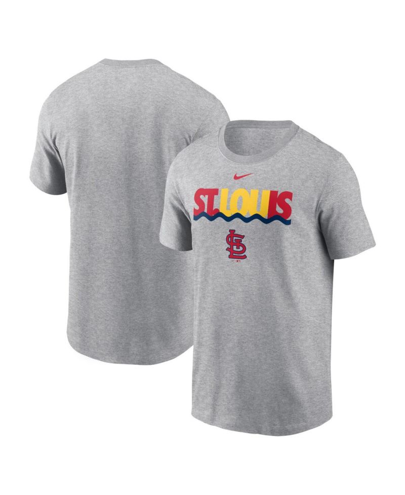 Men's Heather Charcoal St. Louis Cardinals Local Home Town T-Shirt