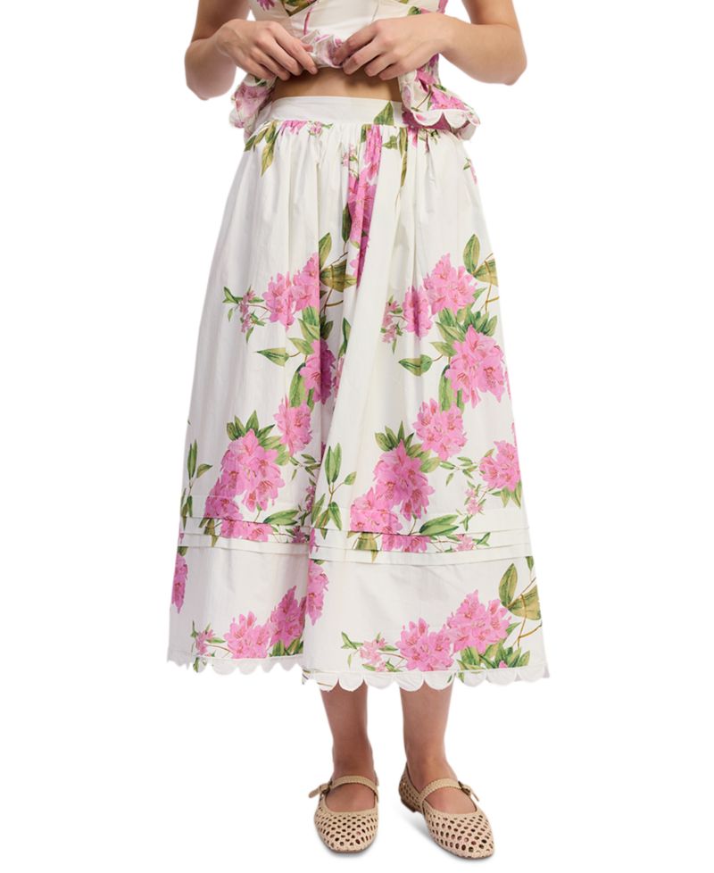 Women's Esther Pintuck Midi Skirt