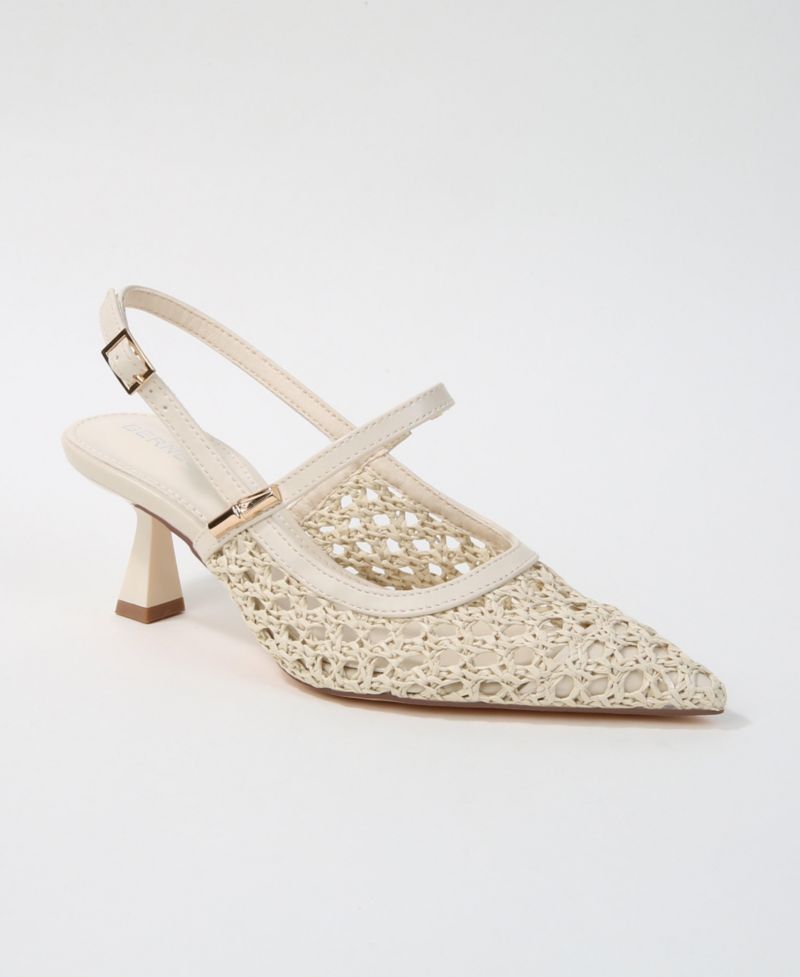 Calloway Woven Slingback Heels