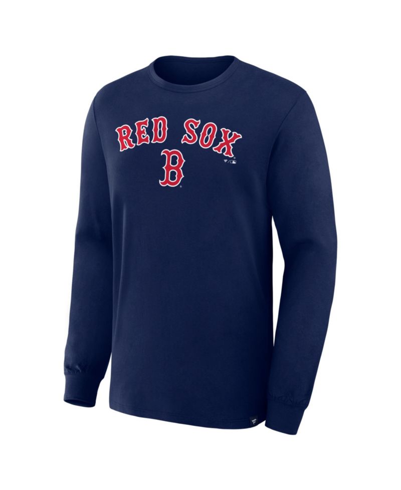 Men's Navy Boston Red Sox Lock-Up Legacy Long Sleeve T-Shirt