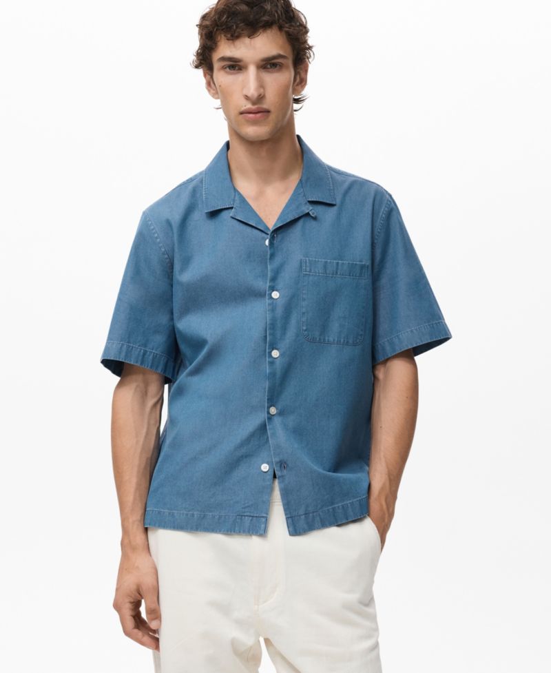 Men's Cotton Denim Shirt