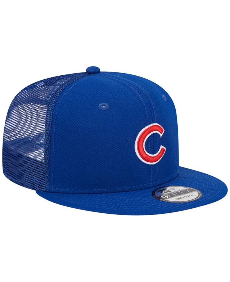 Men's Royal Chicago Cubs Team Color Trucker 9FIFTY Snapback Hat
