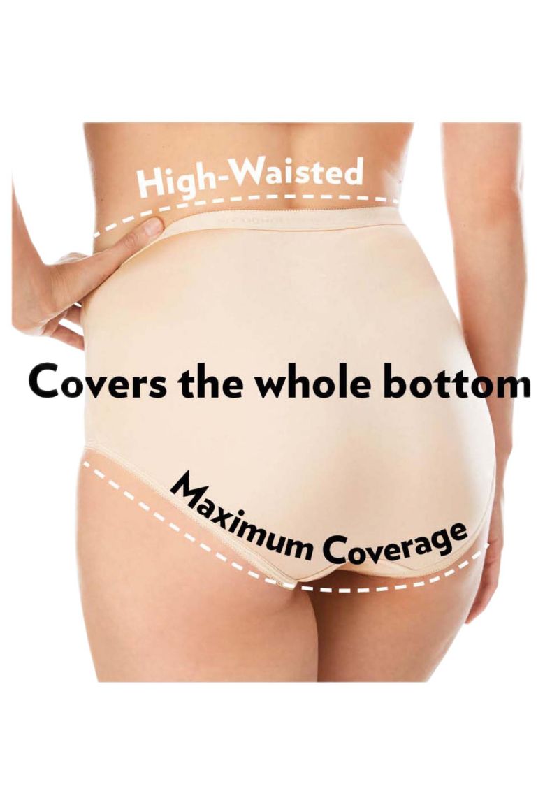 Women's Cotton Spandex Leak-Proof Brief 2-Pack