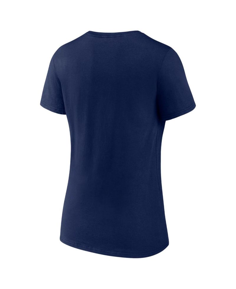 Women's David Ortiz Navy Boston Red Sox Big Papi Graphic V-Neck T-shirt