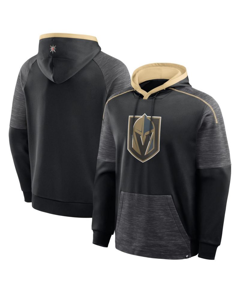 Men's Black Vegas Golden Knights Goaltender Defender Pullover Hoodie
