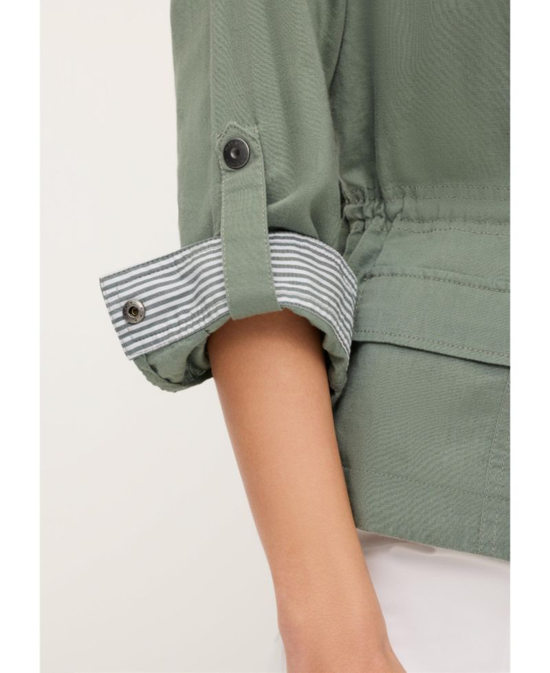 Women's Linen Blend Safari Jacket