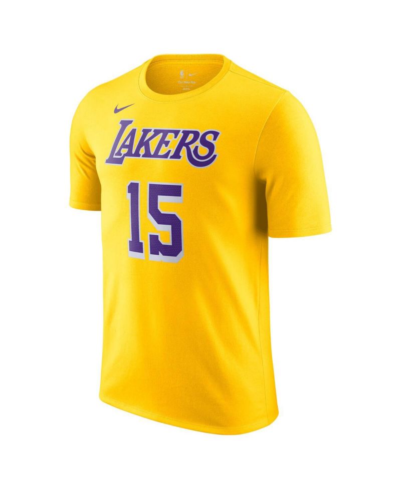 Men's Austin Reaves Gold Los Angeles Lakers Icon Edition Name & Number T-Shirt