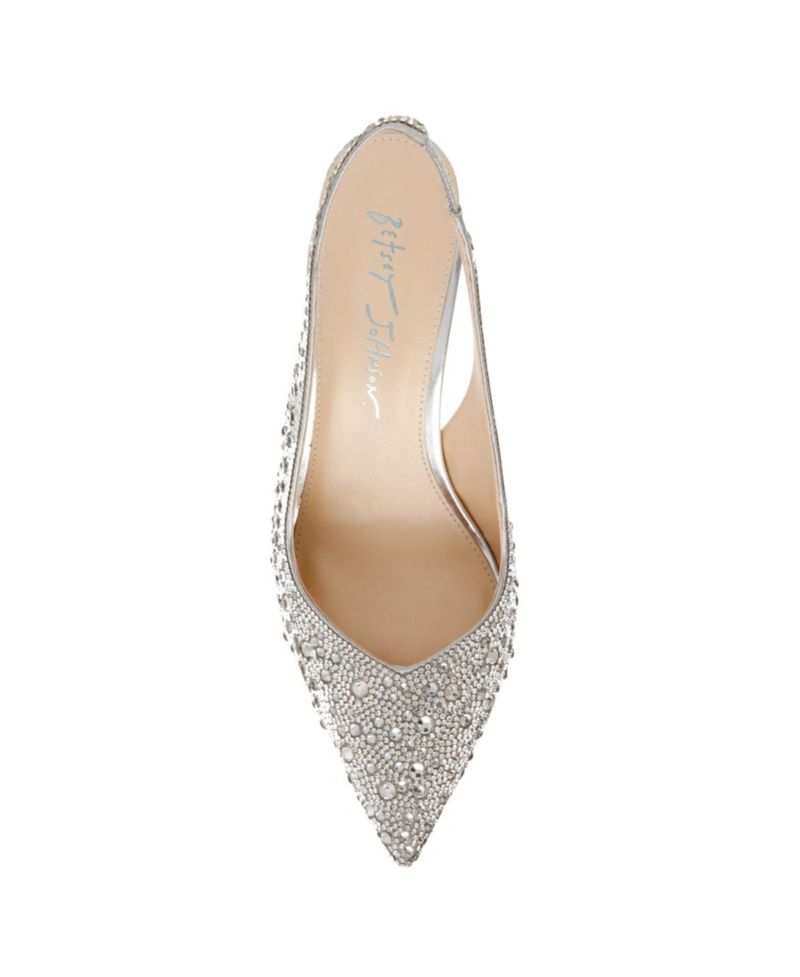 Clark Rhinestone Slingback Pumps