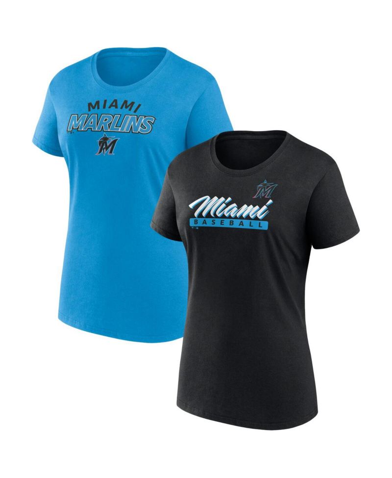 Women's Miami Marlins Risk T-Shirt Combo Pack