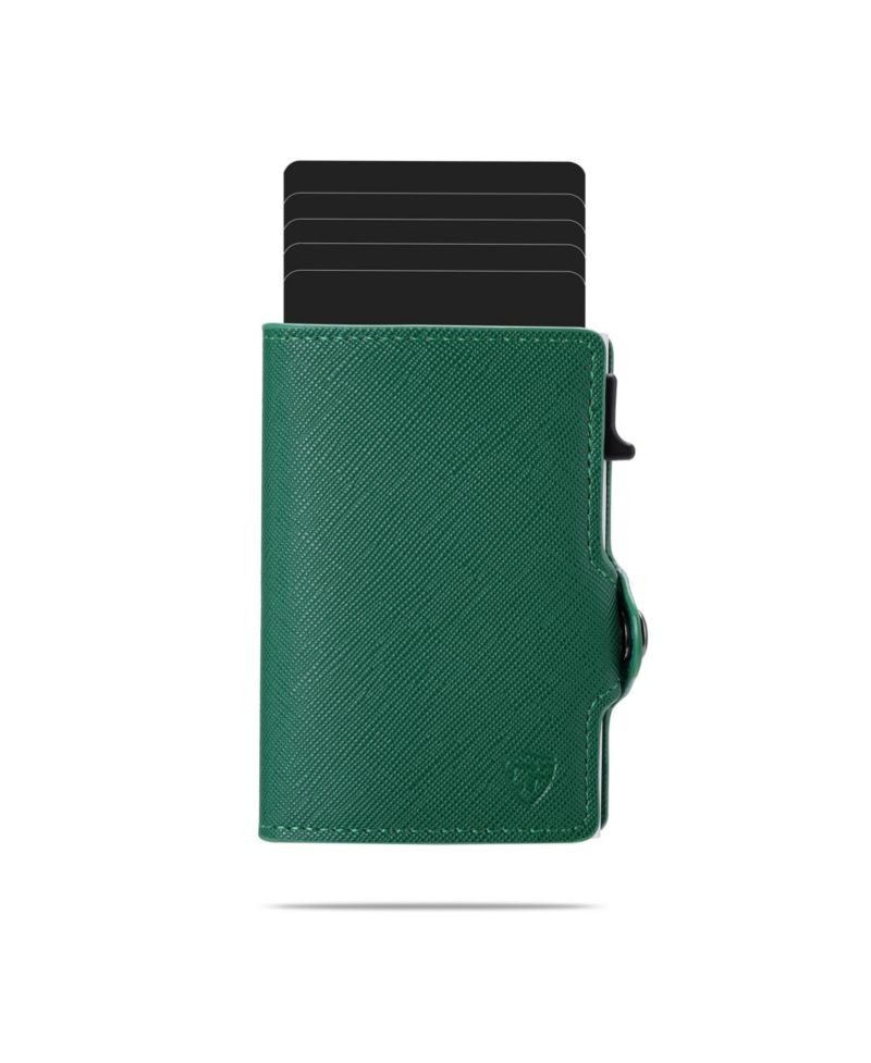 RFID Pop Up Wallet for Women - Slim Minimalist Credit Card Holder (4-6 Card Capacity) - Aluminum Metal Case