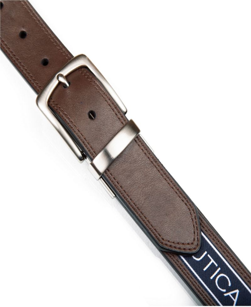 Men's Reversible Flag Belt