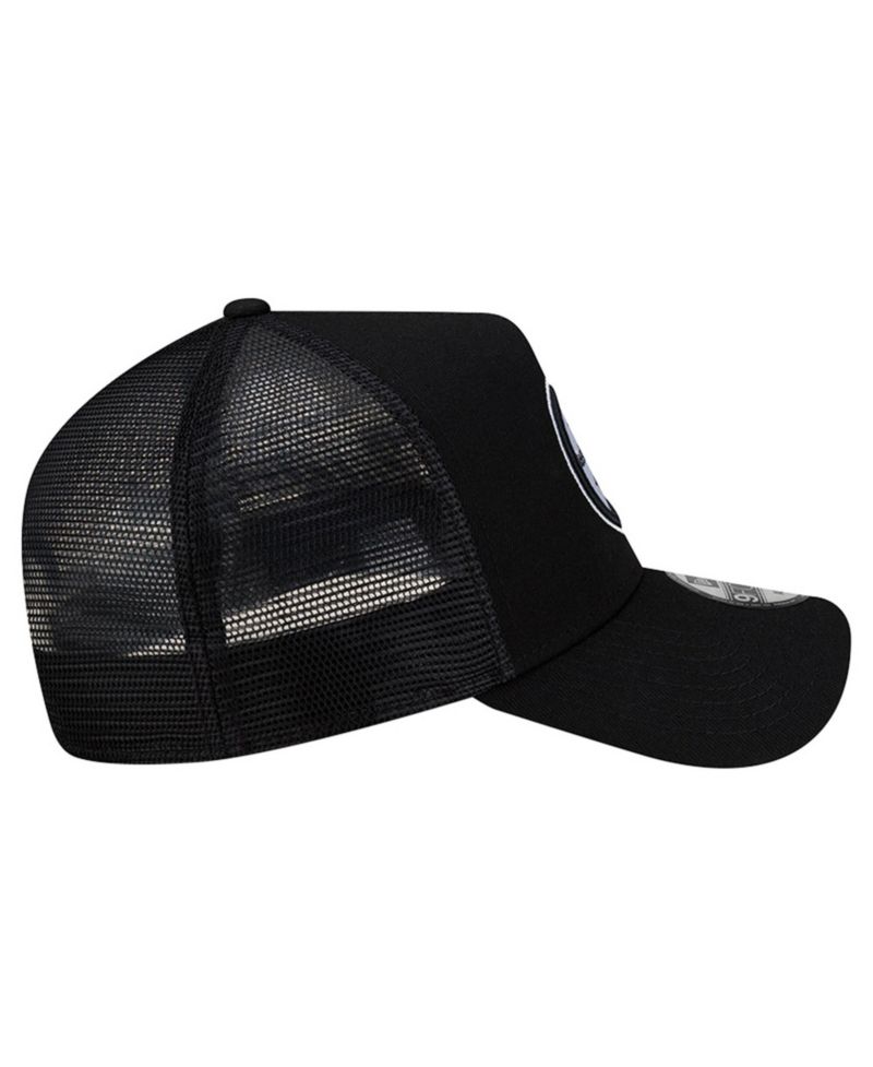 Men's Black Pittsburgh Steelers City Script 9FORTY A-Frame Adjustable Hat