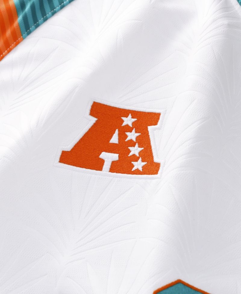 Big Boys and Girls White Miami Dolphins Football x Football V-Neck Fan Jersey