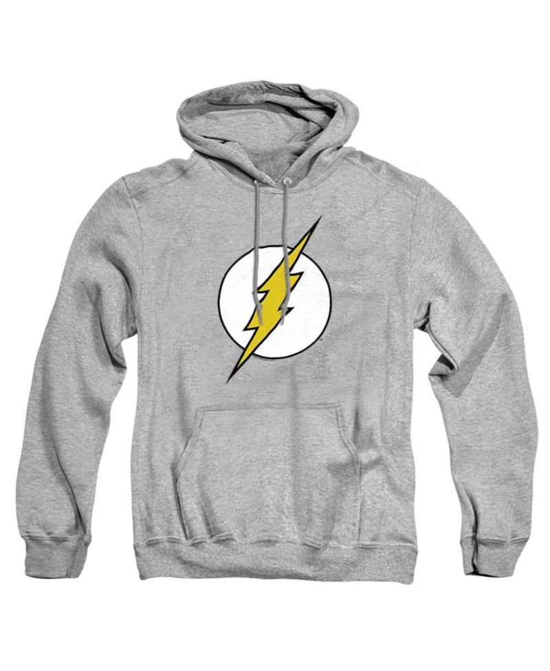 Men's The Lightning Bolt Logo Graphic Kangaroo-Pocket Hoodie