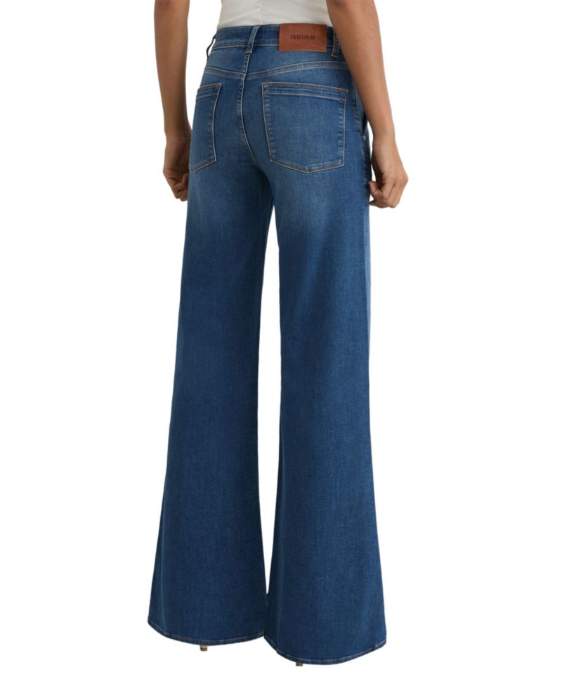 Petite Addie High-Waisted Wide-Leg Jeans