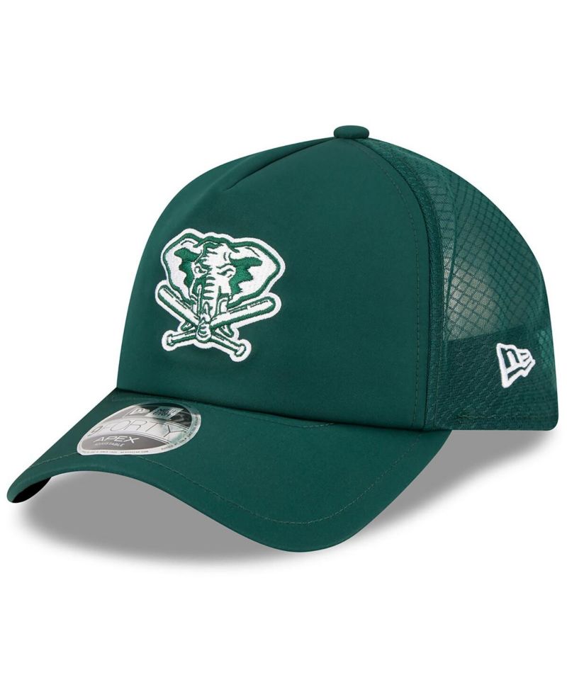 Men's Green Athletics 2026 Batting Practice Alternate Apex 9FORTY Adjustable Hat