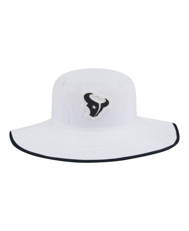 Men's White Houston Texans 2025 NFL Training Camp Panama Bucket Hat