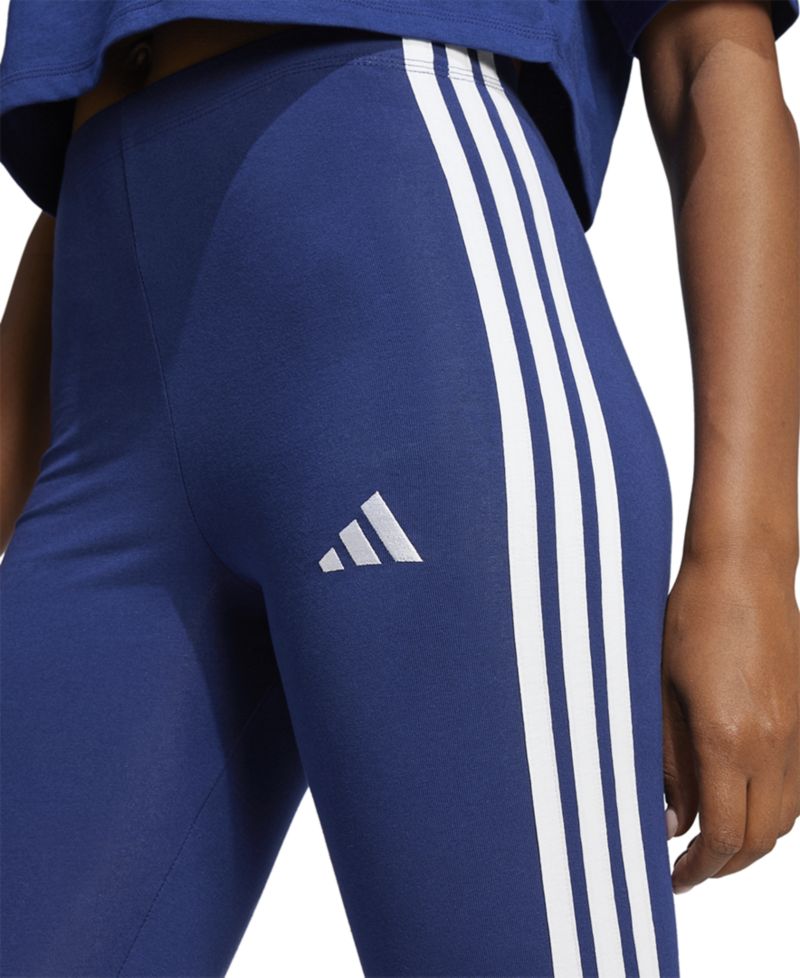 Plus Size Essentials 3-Stripes Cotton Leggings
