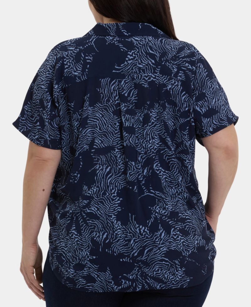 Plus Size Becky Short-Sleeve Top