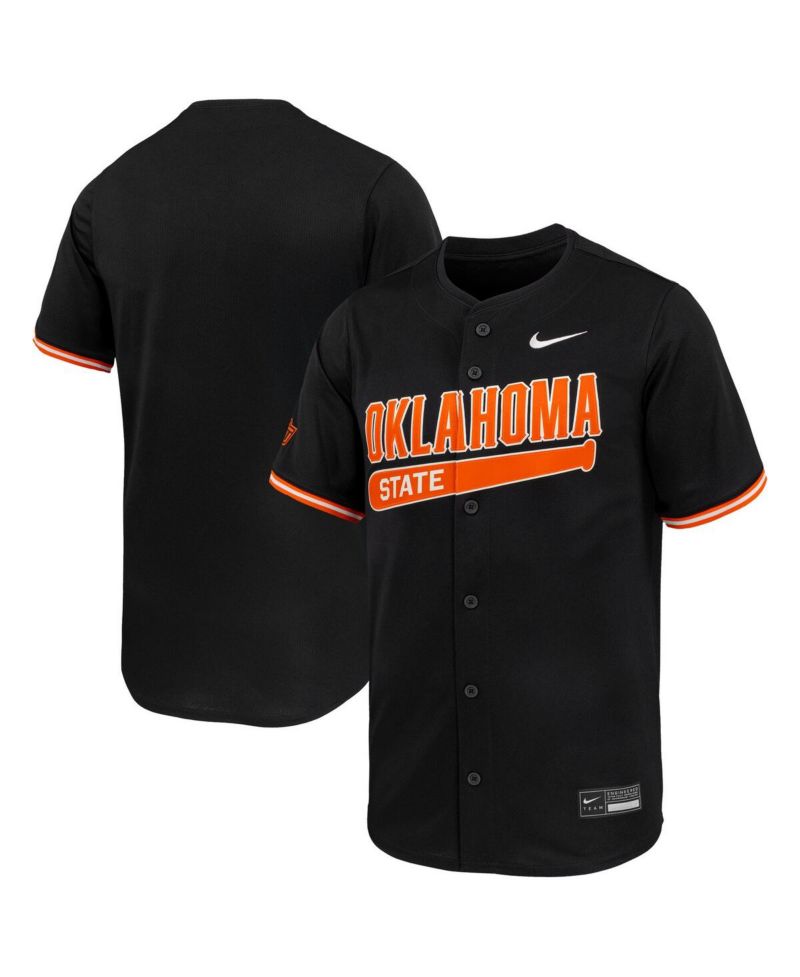 Men's Black Oklahoma State Cowboys Limited Baseball Jersey