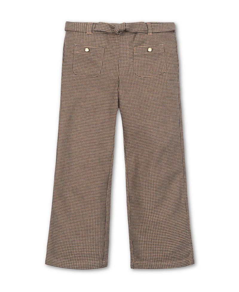 Big Girls Hope and Henry Organic Brushed Cotton Wide Leg Dress Pant