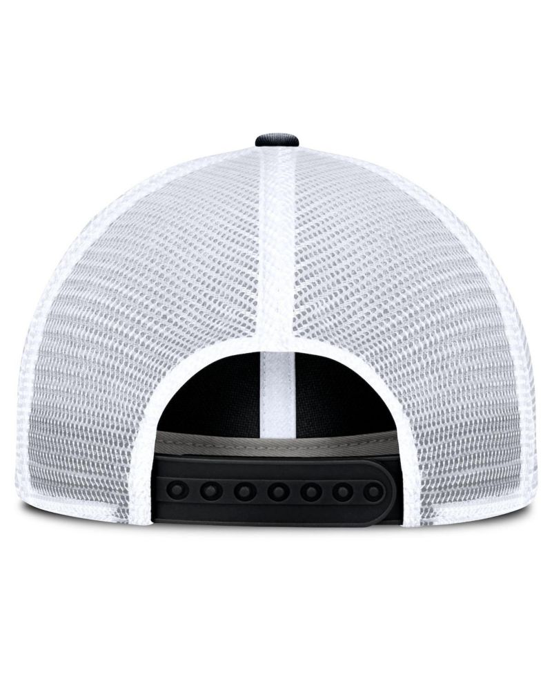 Men's Black/White St. Louis Blues Averie Trucker Adjustable Hat