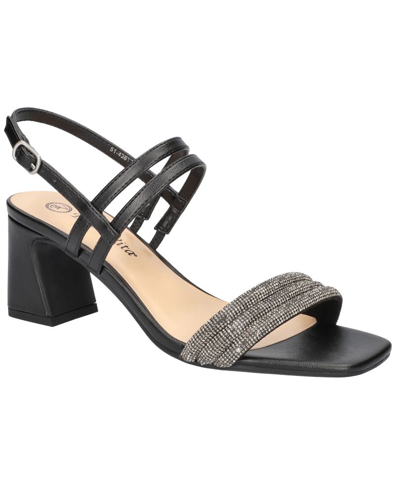 Women's Majesty Square Toe Block Heel Sandals